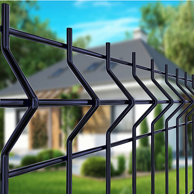 PVC Coated Galvanized 3D Welded Wire Mesh Garden Fence Security Fence Panels Outdoor