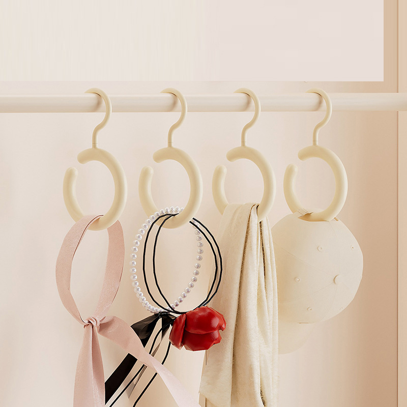 Scarf Rack Multifunctional Display Rack Clothing Store Round Scarf Hangers Tie Hanger Hat Rotatable