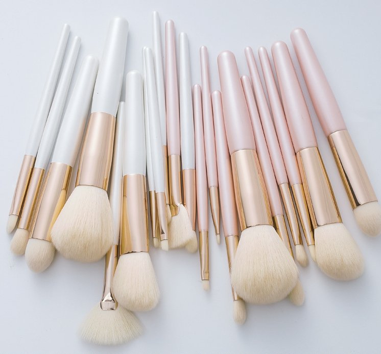 Makeup Brushes Wholesale 10PCS Cosmetic Brushes Set Cosmetic Blender with Fan Brush