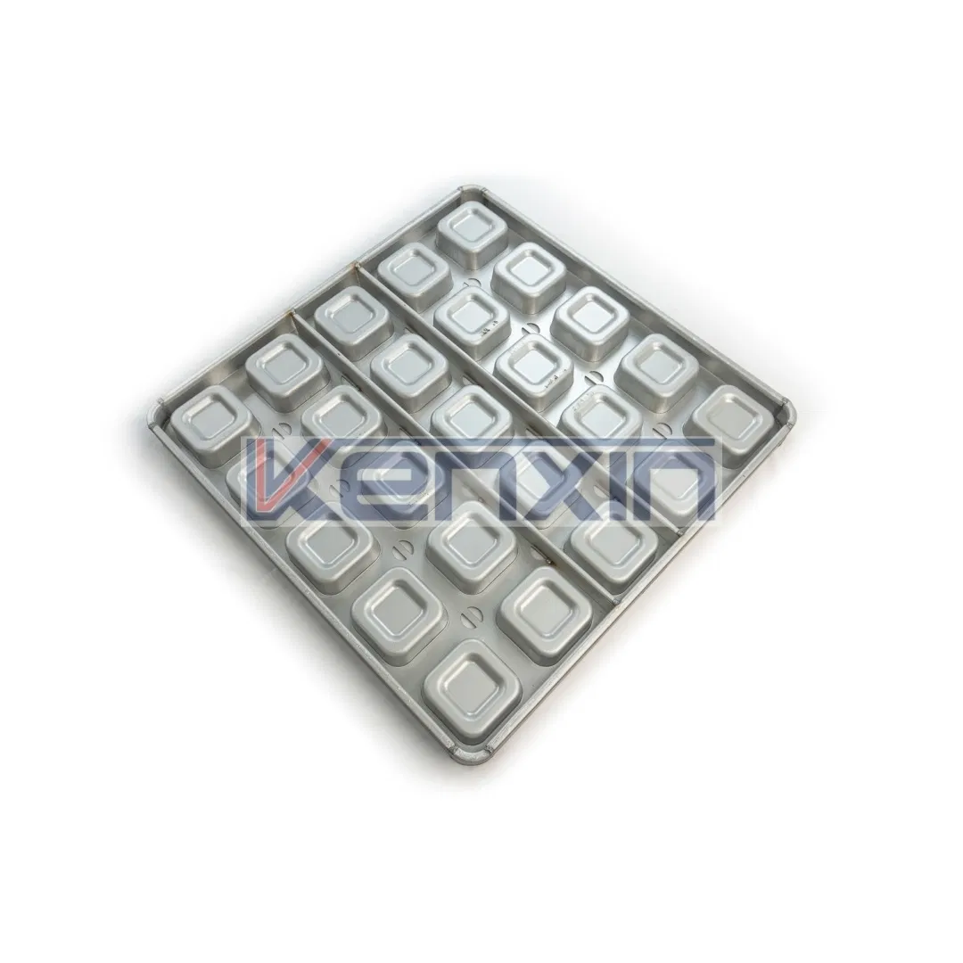 Форма для квадратных тарталеток Rapid Heat, 25 ячеек