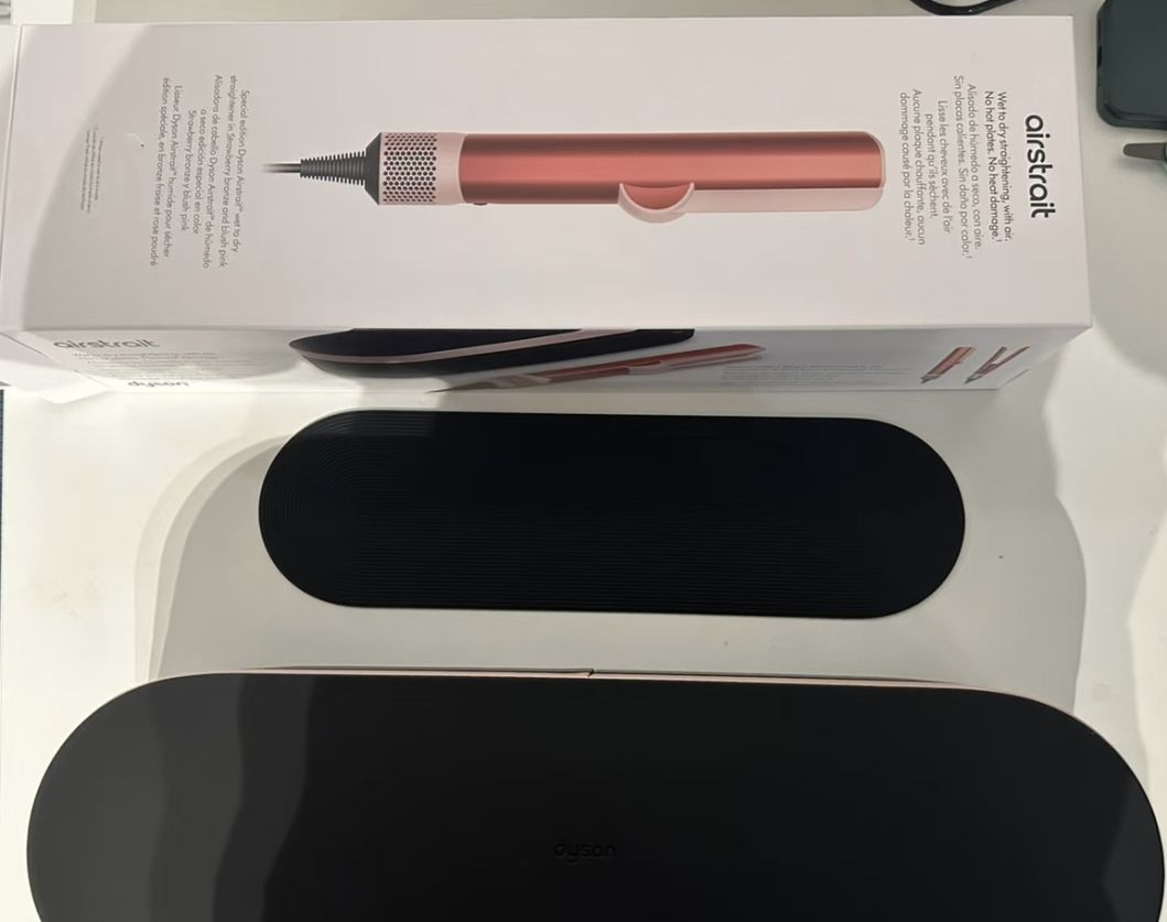 HS06 Air Strait Coral Copper Gift Box Pack Hair Care Straightener