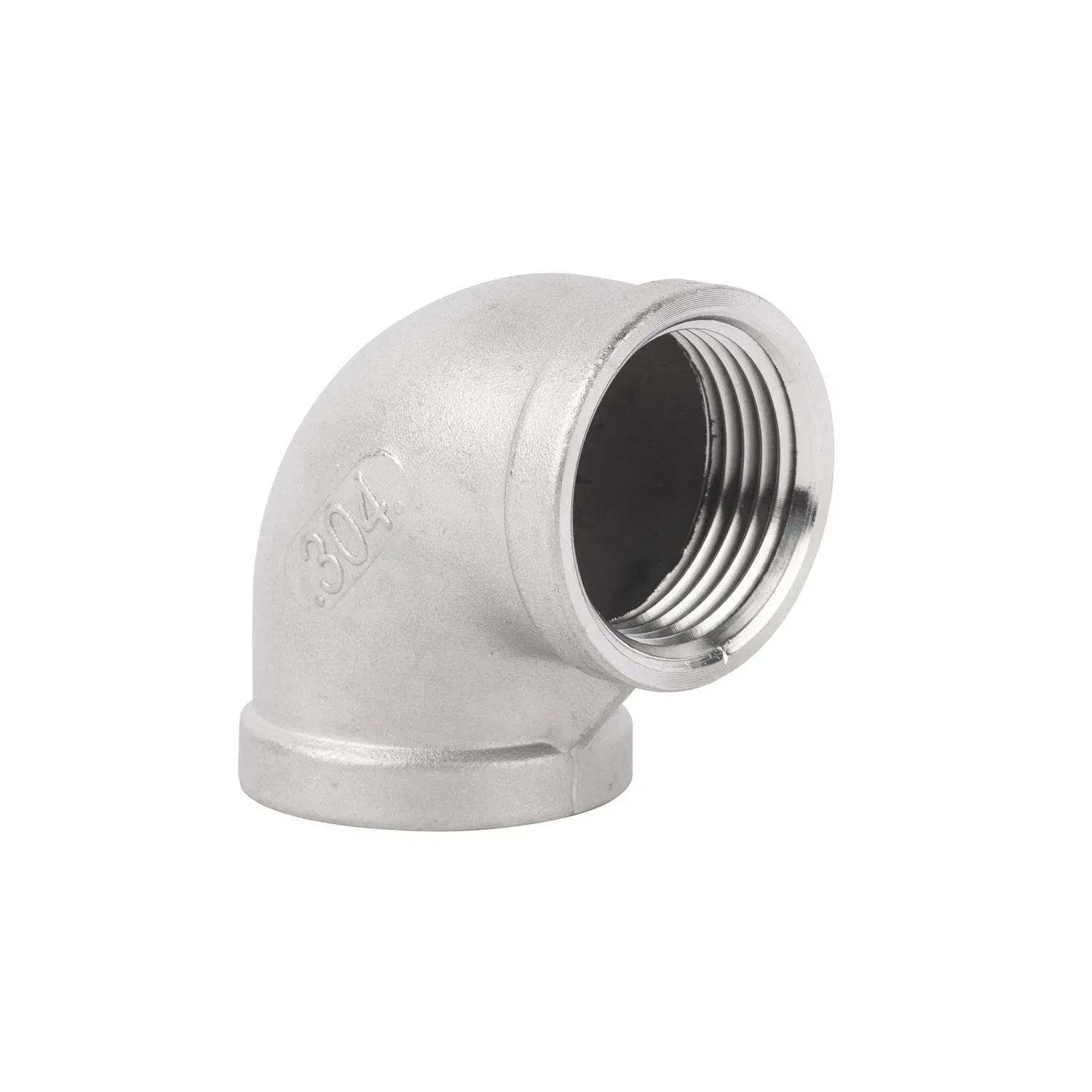 Connecting Water Pipe 201 Stainless Steel 90 Degree Elbows Female Thread