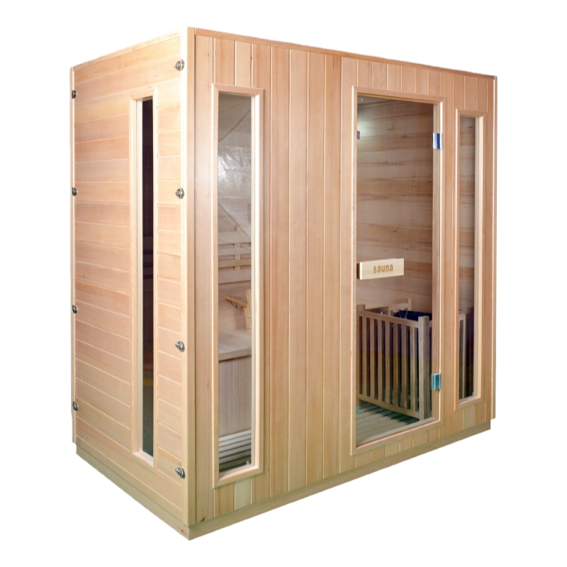 Сауна-бочка для улицы и дома с печью