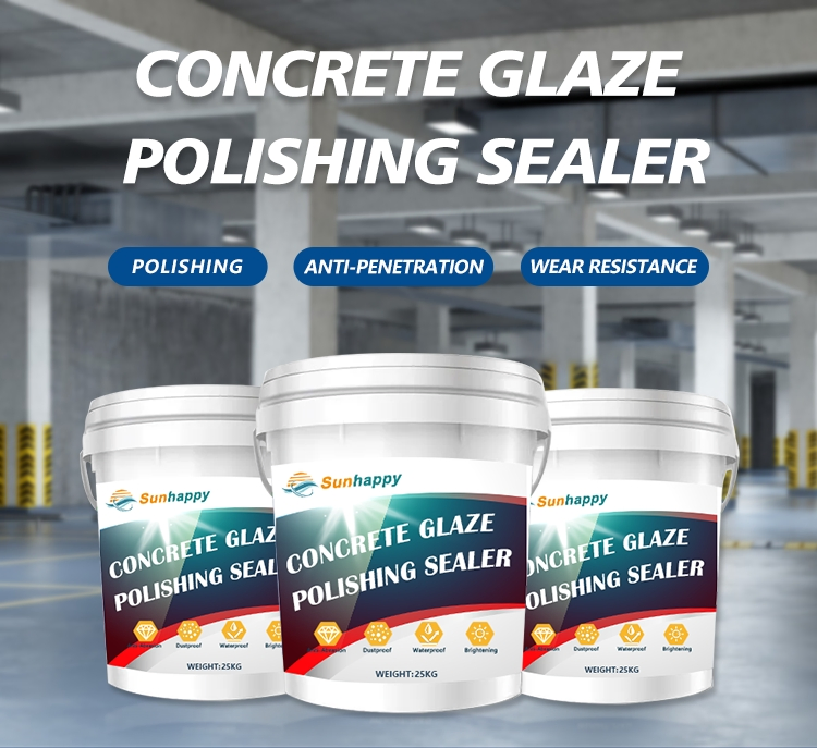 Wear Resistance Concrete Floor Glaze Polishing Cement Polishing Agent Liquid for Curing Floor Polished