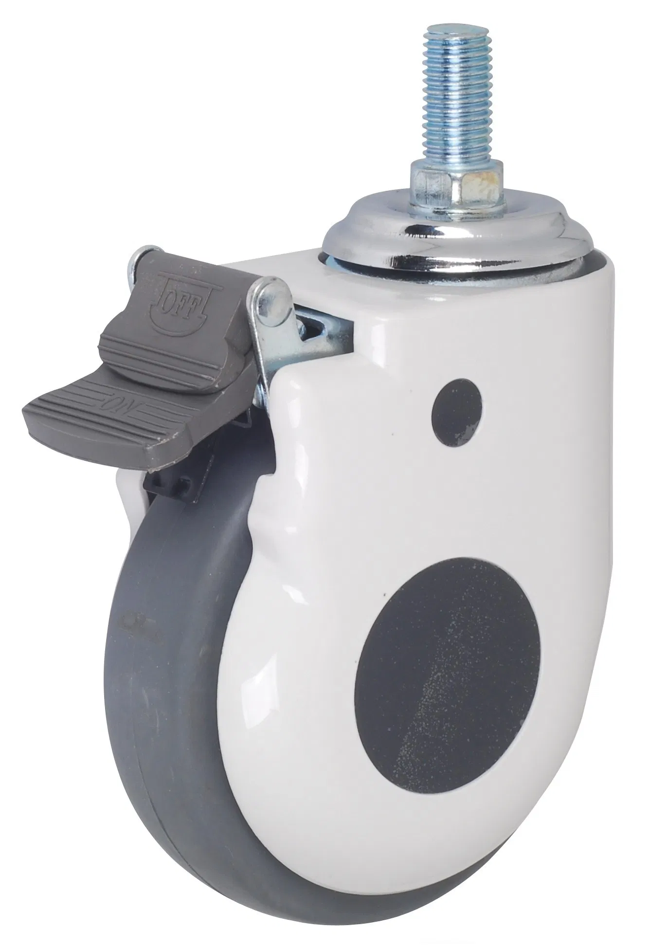 Factory Price with/Without Brake Zinc/Chrome Heavy-Duty Wheels Hospital Caster Pediatric Bed Casters
