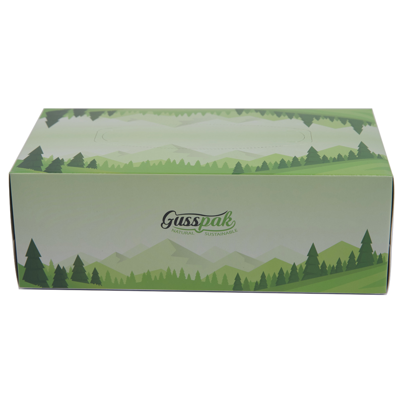 OEM Virgin Wood Pulp Facial Box Tissue