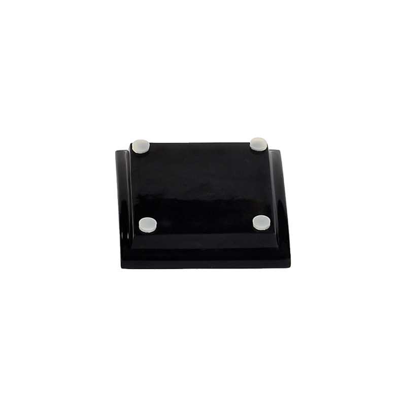 High Quality Hotel Custom Black Square Soap Dish
