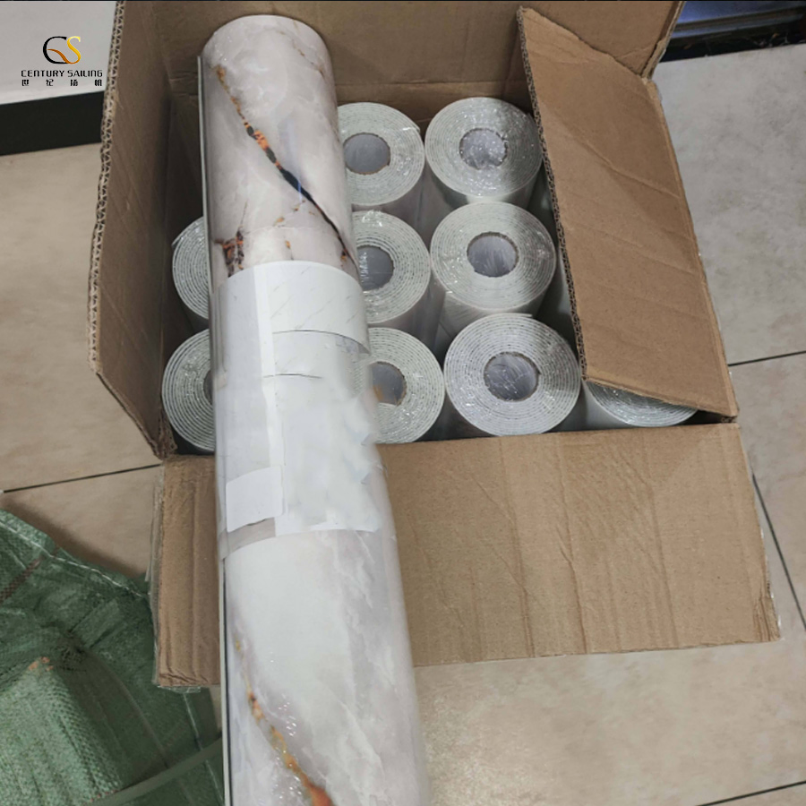 Self-Adhesive Wood Wallpaper Waterproof and Moisture-Resistant Wall Stickers for Living Room