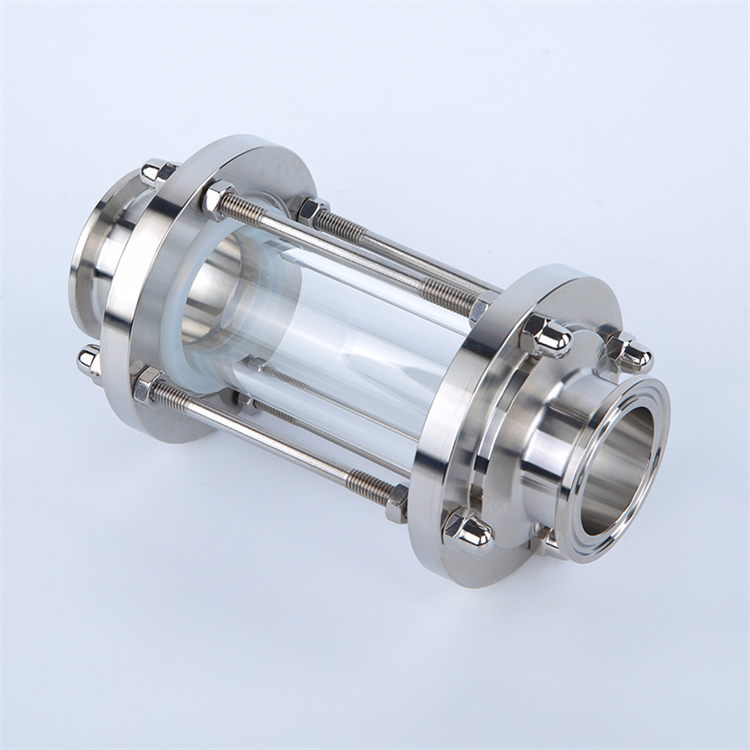 Sanitary Stainless Steel SS304 SS316L Stright Type Tri-Clamp Sight Glass