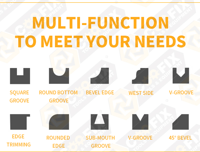 Coofix Et-001 550W Professional Power Tools Electric Trimmer Router