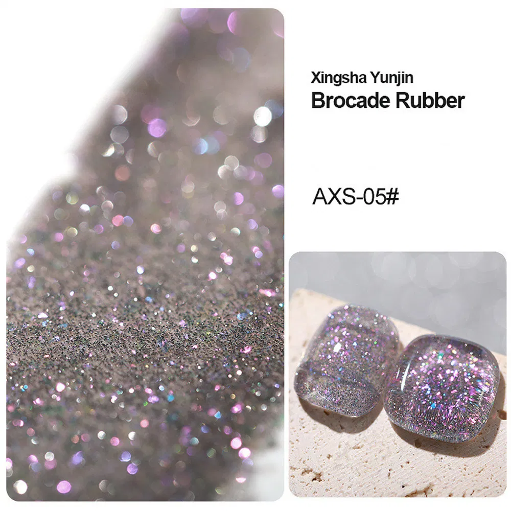 Axs Manicure Dream Cloud Brocade Broken Diamond Nail Polish Year New Net Red Bright Star Sand Burst Flash Glue Reflective Jumping Di Nail Gel Polish