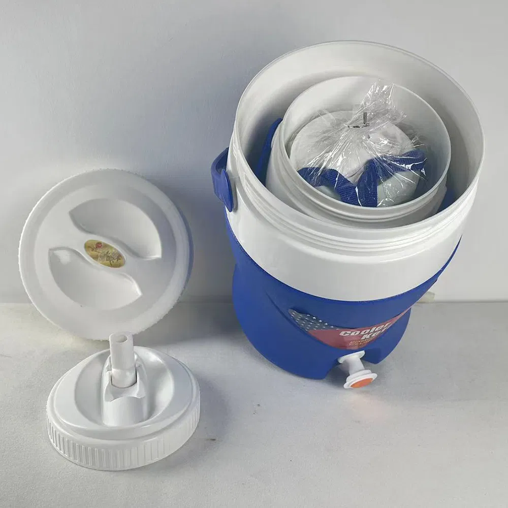 3PCS Cooler Chest Set Outdoor Insulated Cooler Box Fresh Ice Bucket Picnic Refrigerator Portable Food Beverage Cold Fresh Box for Camping Beach Car