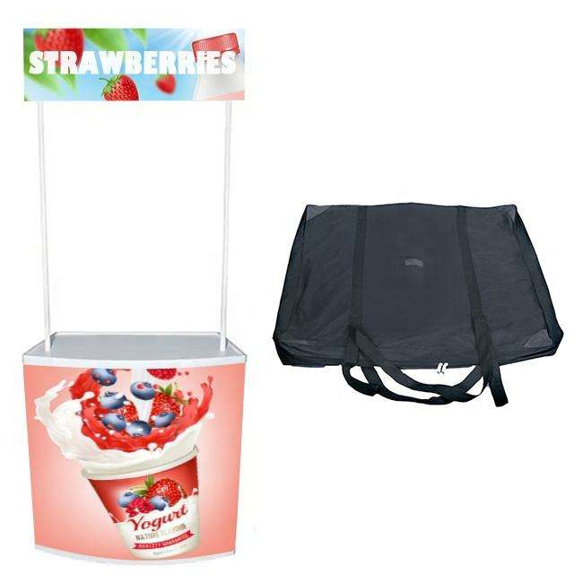 Hot Sale Portable ABS Promotion Display Table Desk Cheap Supermarket Exhibition Booth Counter Table