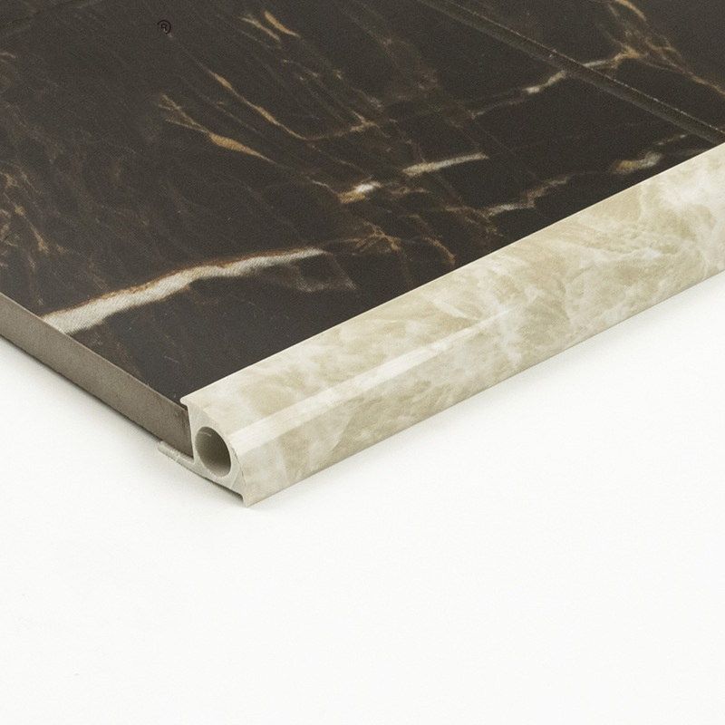 High Quality PVC Stone Sculpture Spc Tile Trim Wholesale Decorative Flexible Wall Cover Plastic Profiles