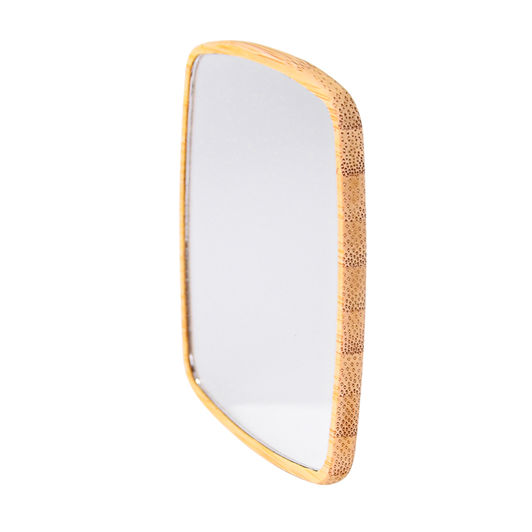 Mirror Fashion Gifts Mini Wooden Cosmetic Mirror Handheld Eco-Friendly Bamboo Makeup Mirrors