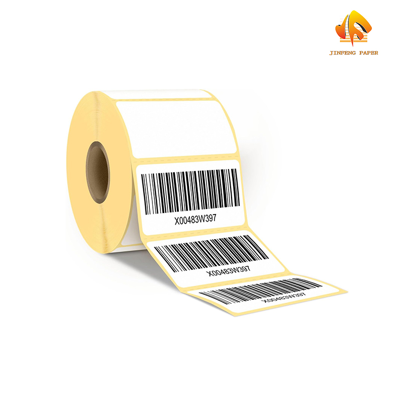Direct Thermal Printed Label Self Adhesive Sticker Roll Barcode Thermal Scale Label