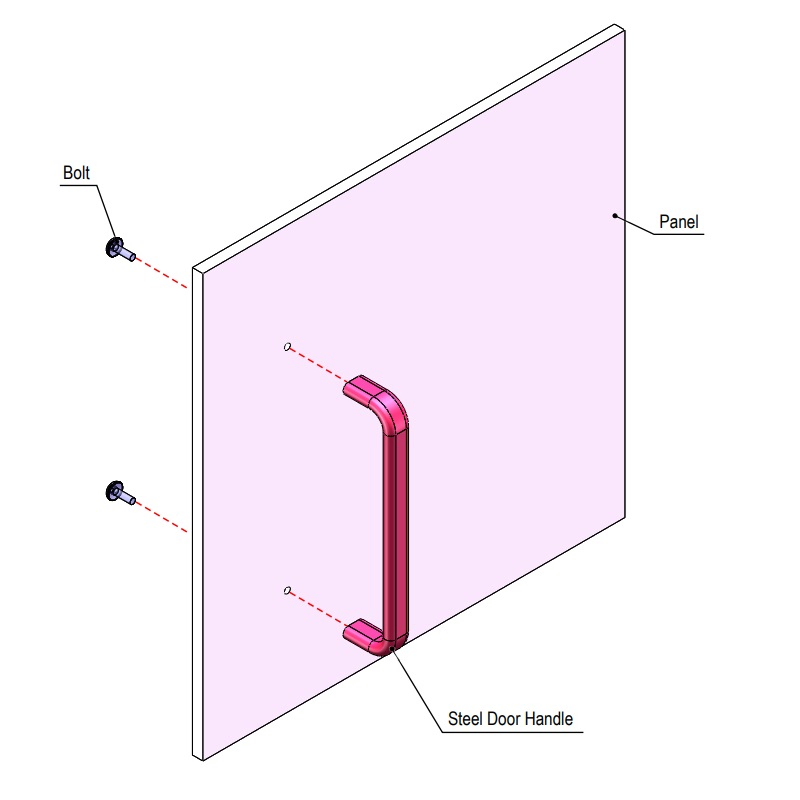 China Manufacturer RoHS OEM ODM 3267 Aluminum Handle 200e-Flat Aluminum Profile