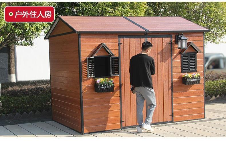 Outdoor Mobile Garden Utility Room Portable Tool House