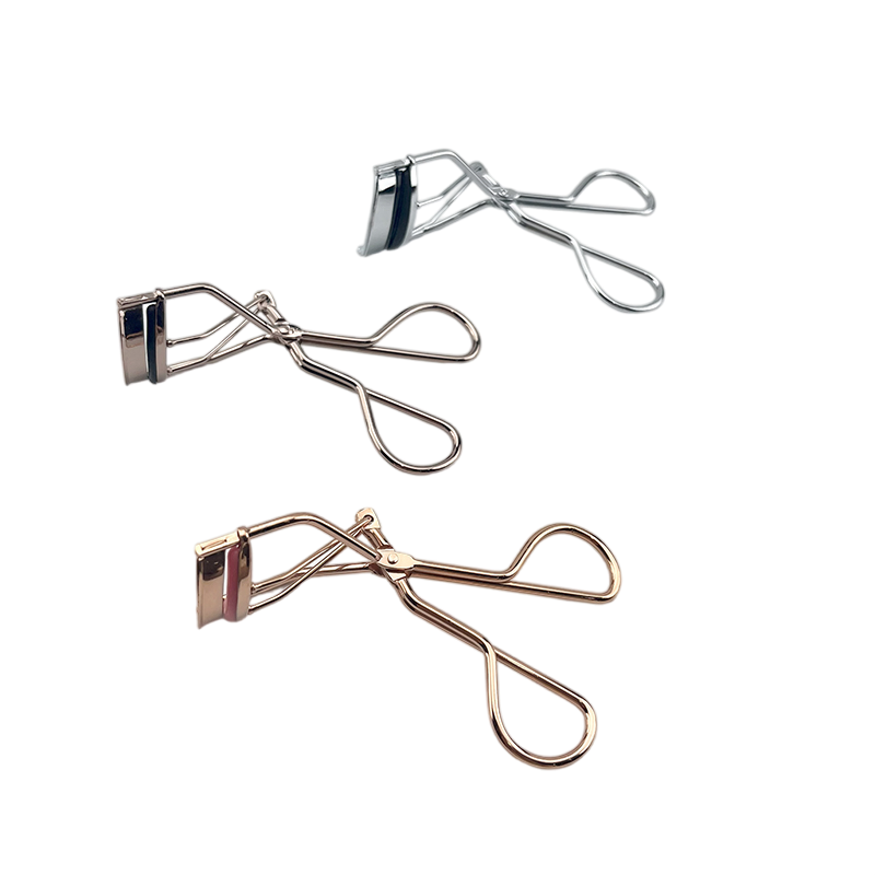 OEM Portable Carbon Steel Eyelash Curler for Effortless Eye Makeup Application