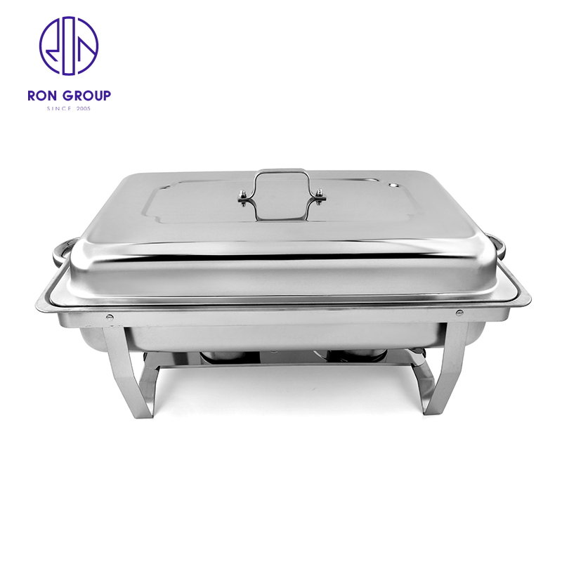 High Quality Stainless Food Warming Pot Buffet Dining Stove Chafing Dish for Hotel Restaurant Wedding Party