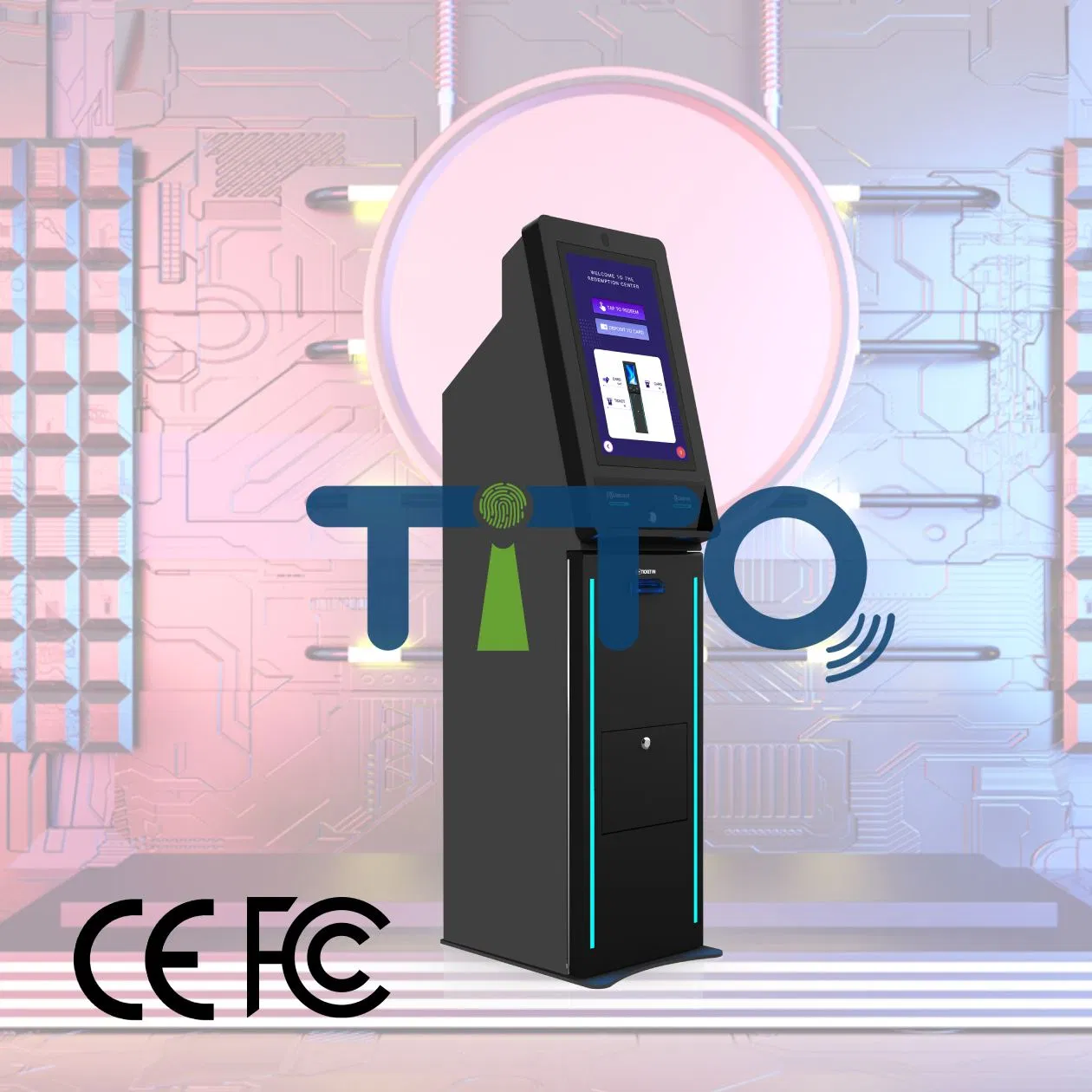 Coin Operated Arcade Fruit Skill Game Ticket Redemption Kiosk Teeminal Machine Made in China