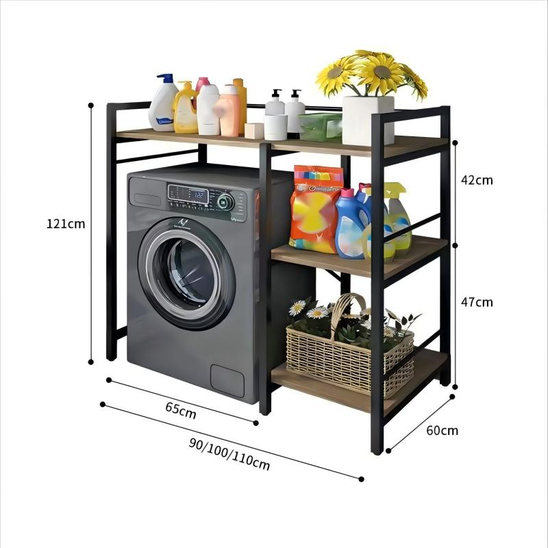 Wholesale Household Washing Machine Storage Shelf Floor Multi-Purpose Bathroom Toilet Storage Rack
