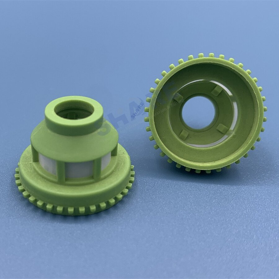 ASNU 036 GB 2-128 Fuel Injector Insulation Caps, 12.8mm x 8mm x 3mm, Plastic Finned Pintle