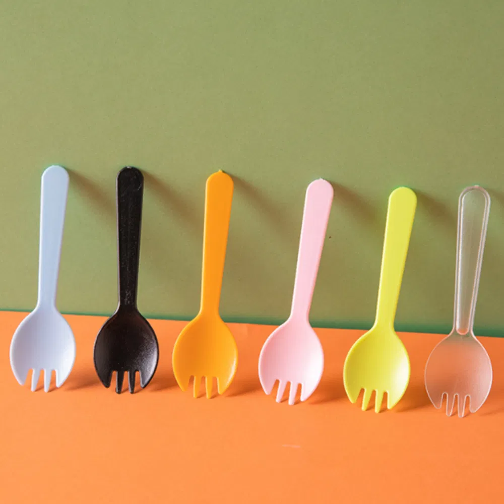 Colorful Disposable Cutlery Pink 115mm Cake Knife Party Supply