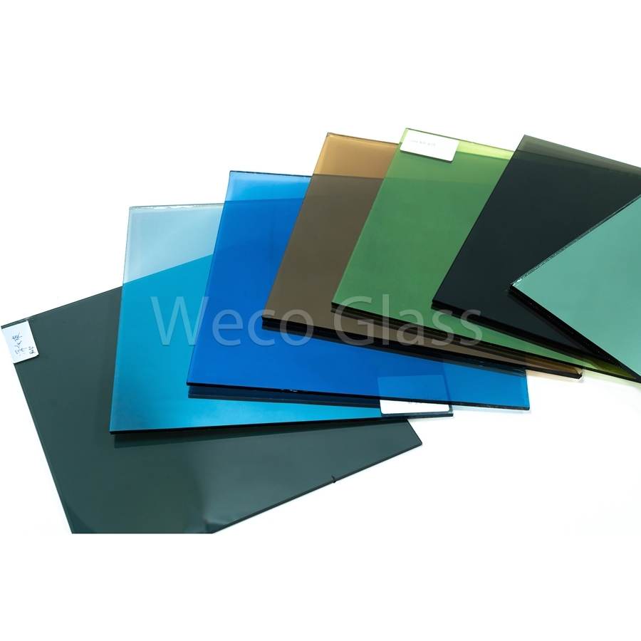 Sound Insulation 24K Golden Euro Grey Colored Sheet Tinted Glass