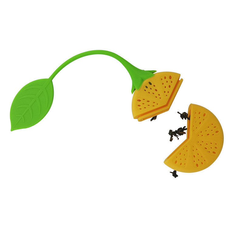 Lemon Shape FDA Silicone Reusable Coffee Strainer Infuser Bag Silicone Tea Filters