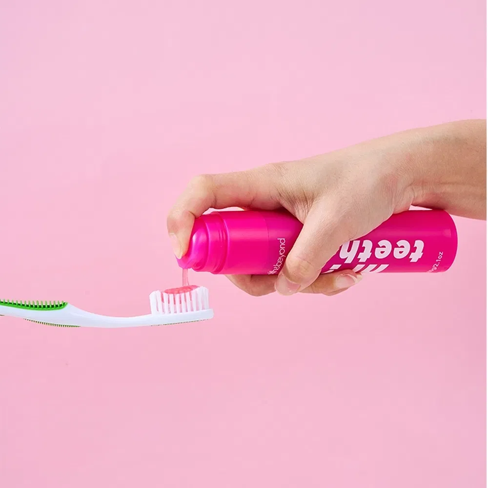 Dual-Effect Whitening Cheap Toothpaste Dentifrice Clear and Transparent Texture Whitening Stain Toothpaste