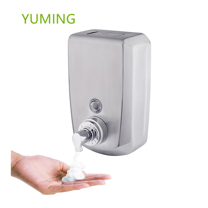 Дозатор для мыла Yuming 1200 мл, нержавеющая сталь
