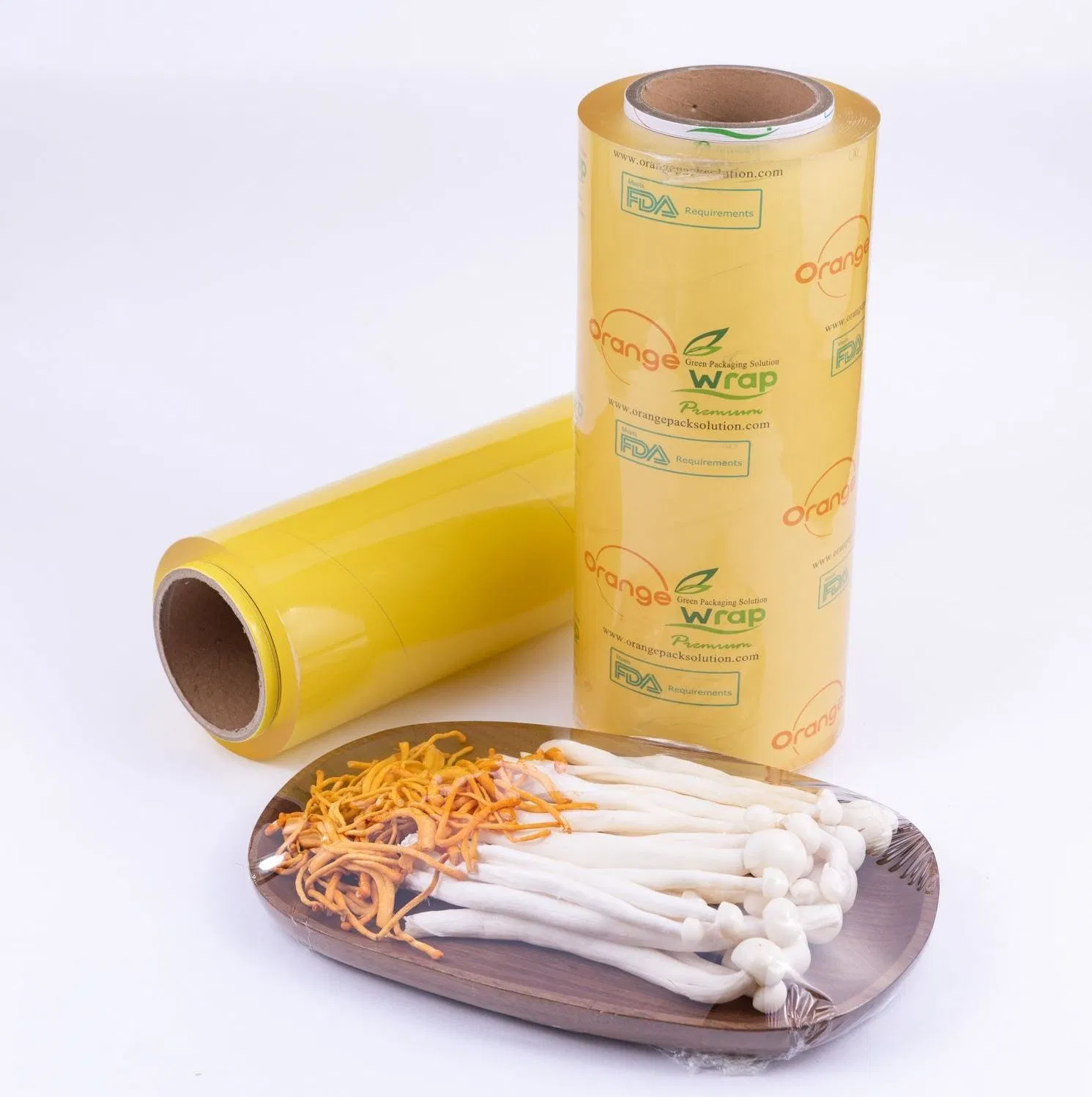 High Transparen Fungus Food/Mushroom Food Grade Wrap Cling Film
