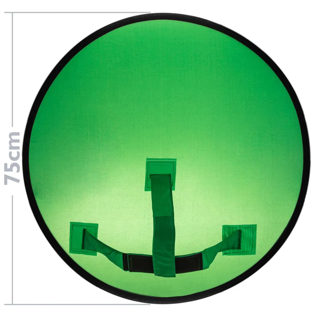 Chroma Green Screen Circular Portable for Chair Head and Backrest 75cm
