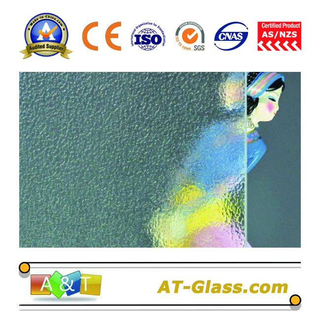 3-8mm Clear Kasumi Patterned Glass Used for Window, Furniture