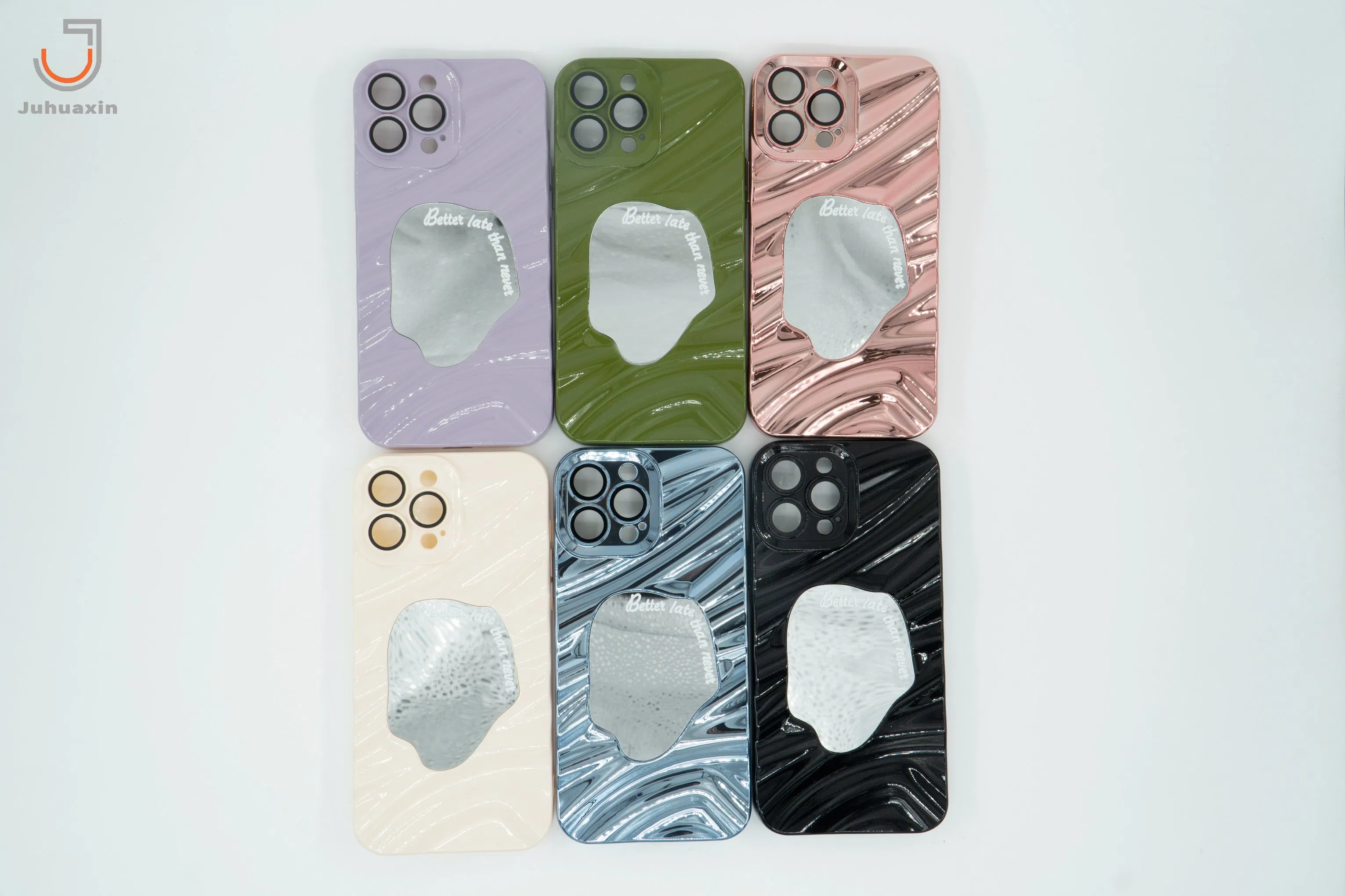 Чехол для iPhone 11-14: зеркальный, прочный, разноцветный