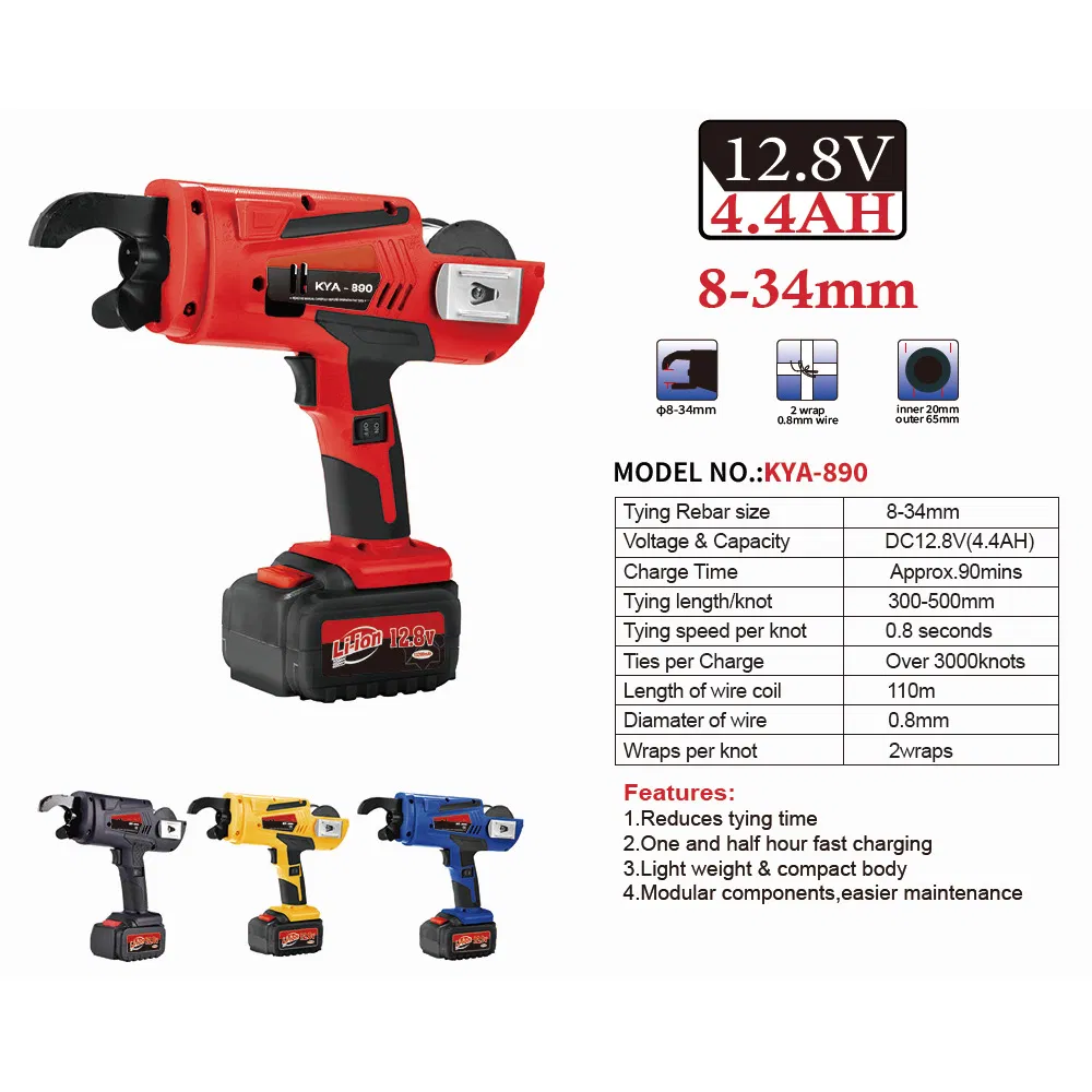 Kya-890 Automatic Construction Rebar Tying Machine