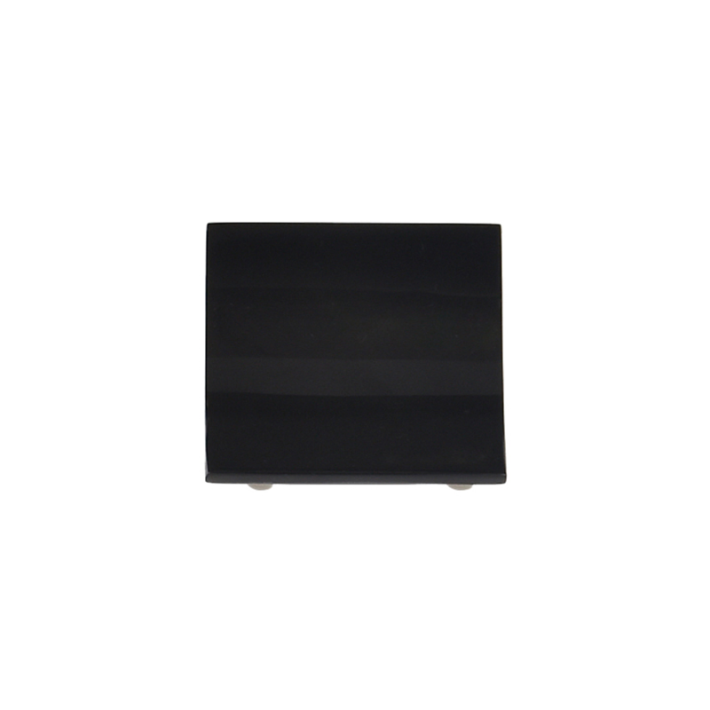 High-End Hotel Bathroom Custom Black Resin Vase with Logo