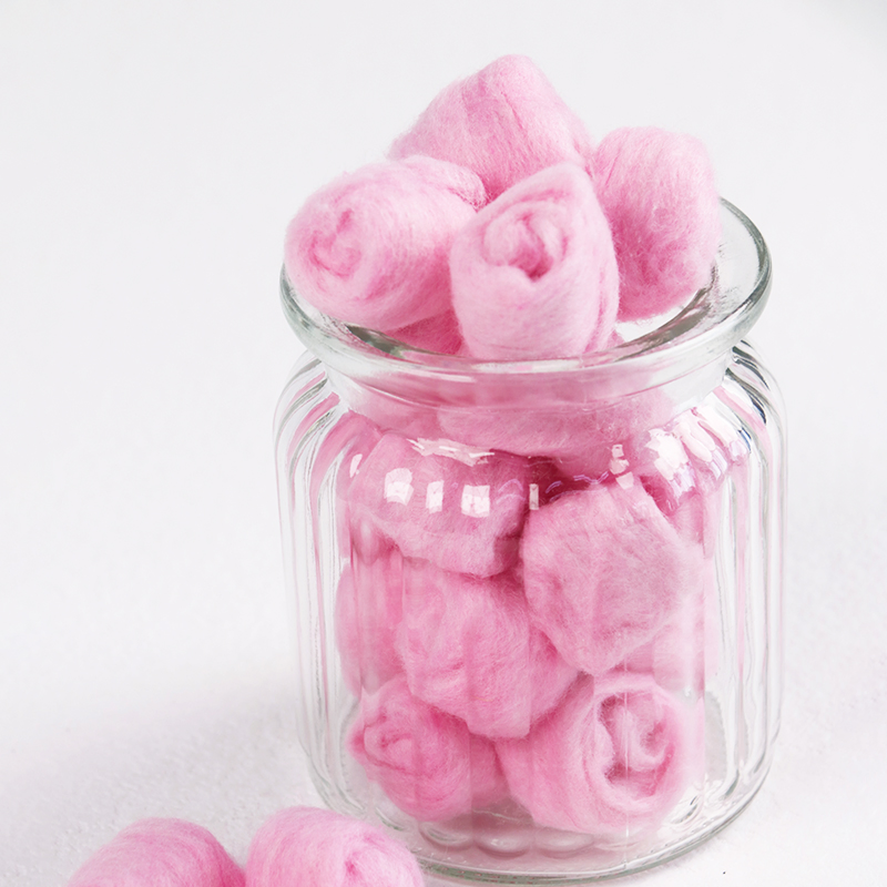 Colorful Cotton Ball Make up Wool Balls