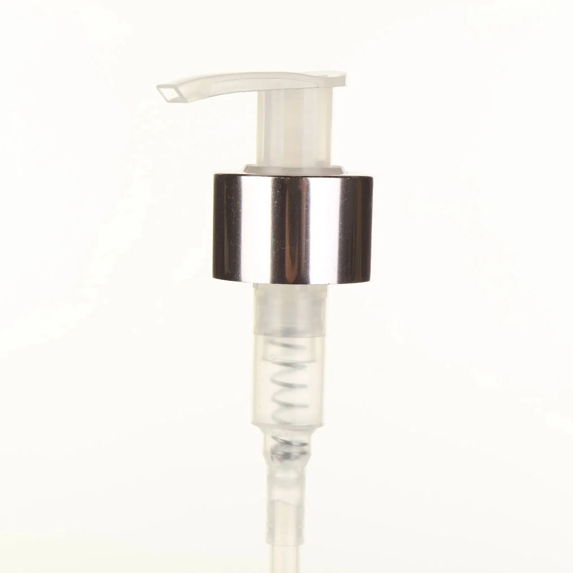 24/410, 28/410 Left-Right Lock Alum Plastic Lotion Pump of UV Sliver