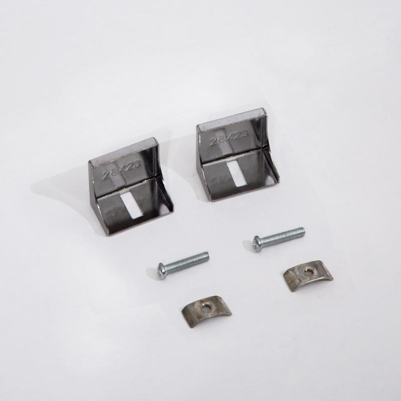 China Supplier Curtain Rail Track Accessories Set Curtain Runner Bracket End-Cap White Aluminium Alloy
