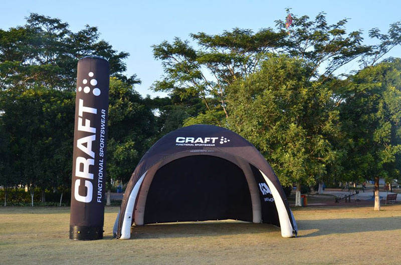 Outdoor promotional event sport custom digital advertising trade show air sky print canopy marquee gazebo inflatable tent