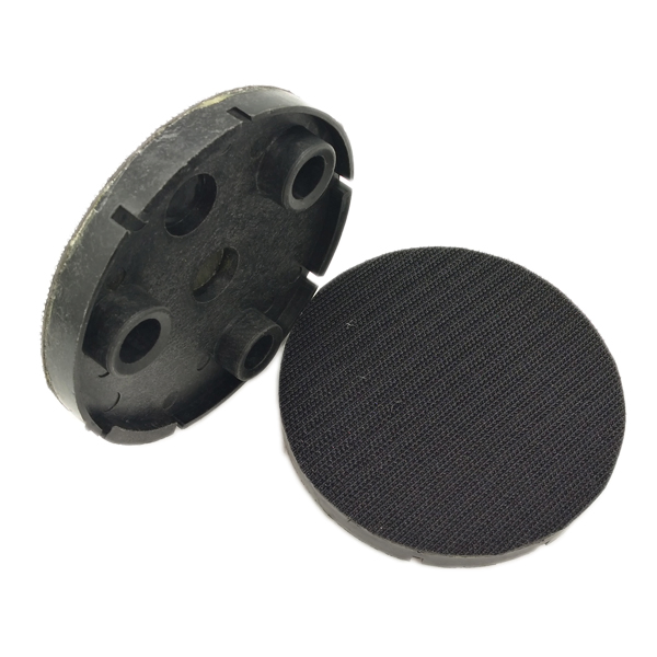 4 Inch Magic Tape Backing Plastic Klindex Backer Pad with 3 Holes