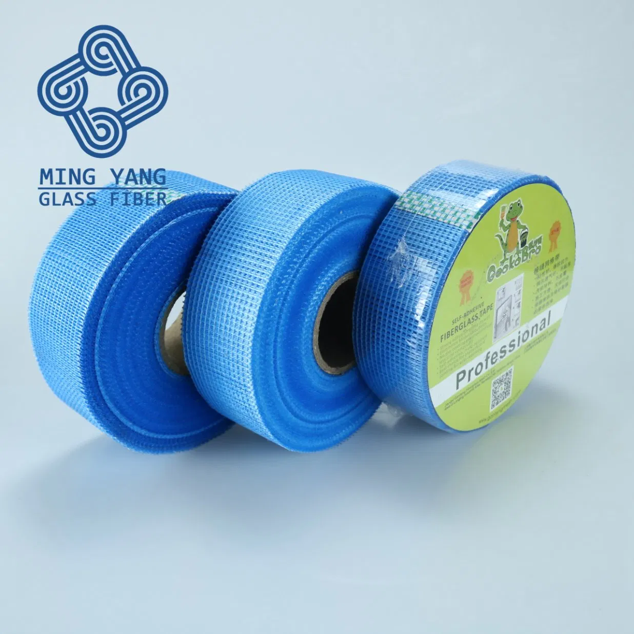 Blue Color Hot Sale Sticky Reinforcement Concrete Self Adhesive Tape Fiberglass Wall Mesh