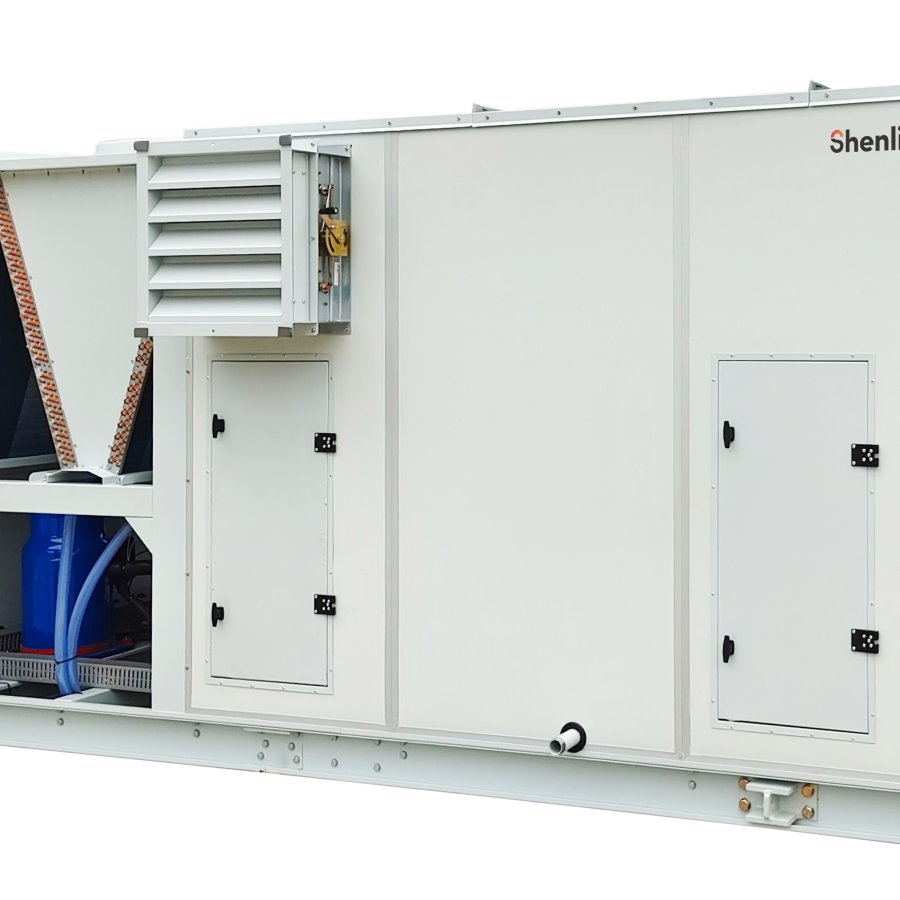Integrated Roof Air Conditioning Solution: No Cooling Tower or Dedicated Machine Room Required