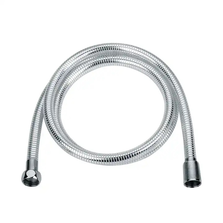 White 1.5m Flexible PVC Shower Hose for Hand Shower