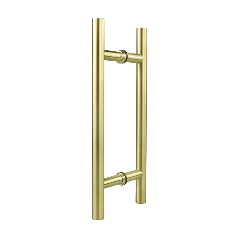 Fast Lead Time Stainless Steel Tube Wooden Door Handle