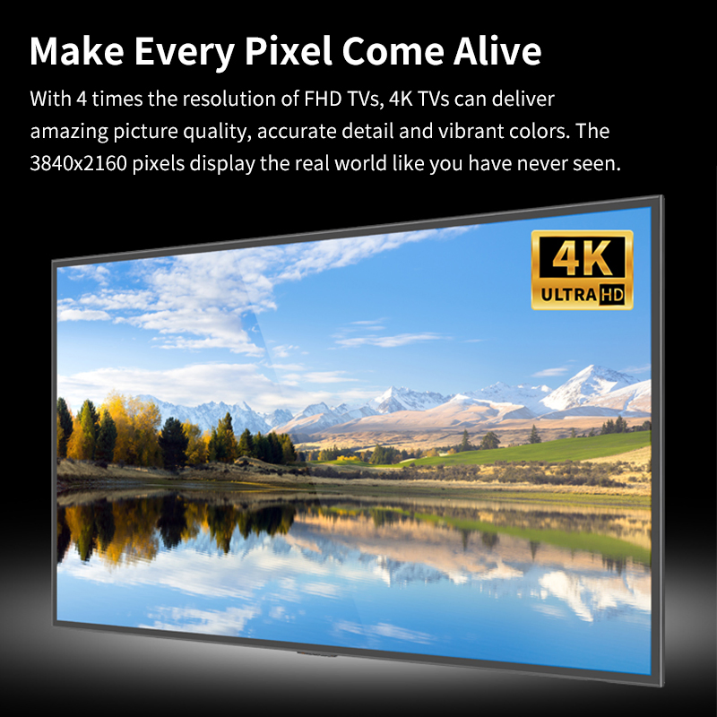 Смарт-телевизор 4K Ultra HD 55-100 дюймов