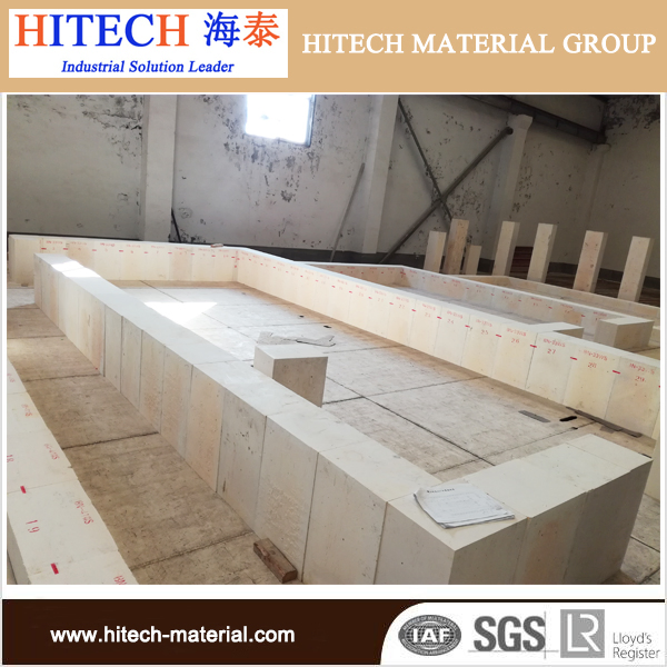 Dense Alumina-Zirconia-Silica Bricks for Glass Fusing Furnace