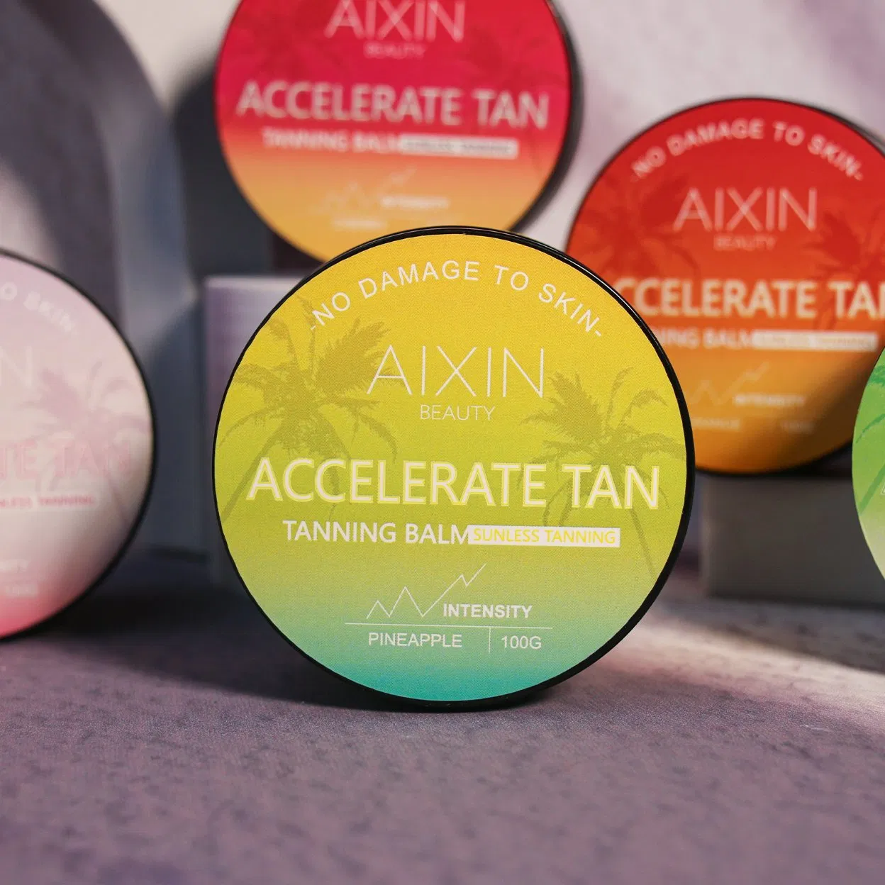 Beauty Skin Care Product Accelerate Tan Dark Sunbed Pineapple Tanning Cream Cosmetics